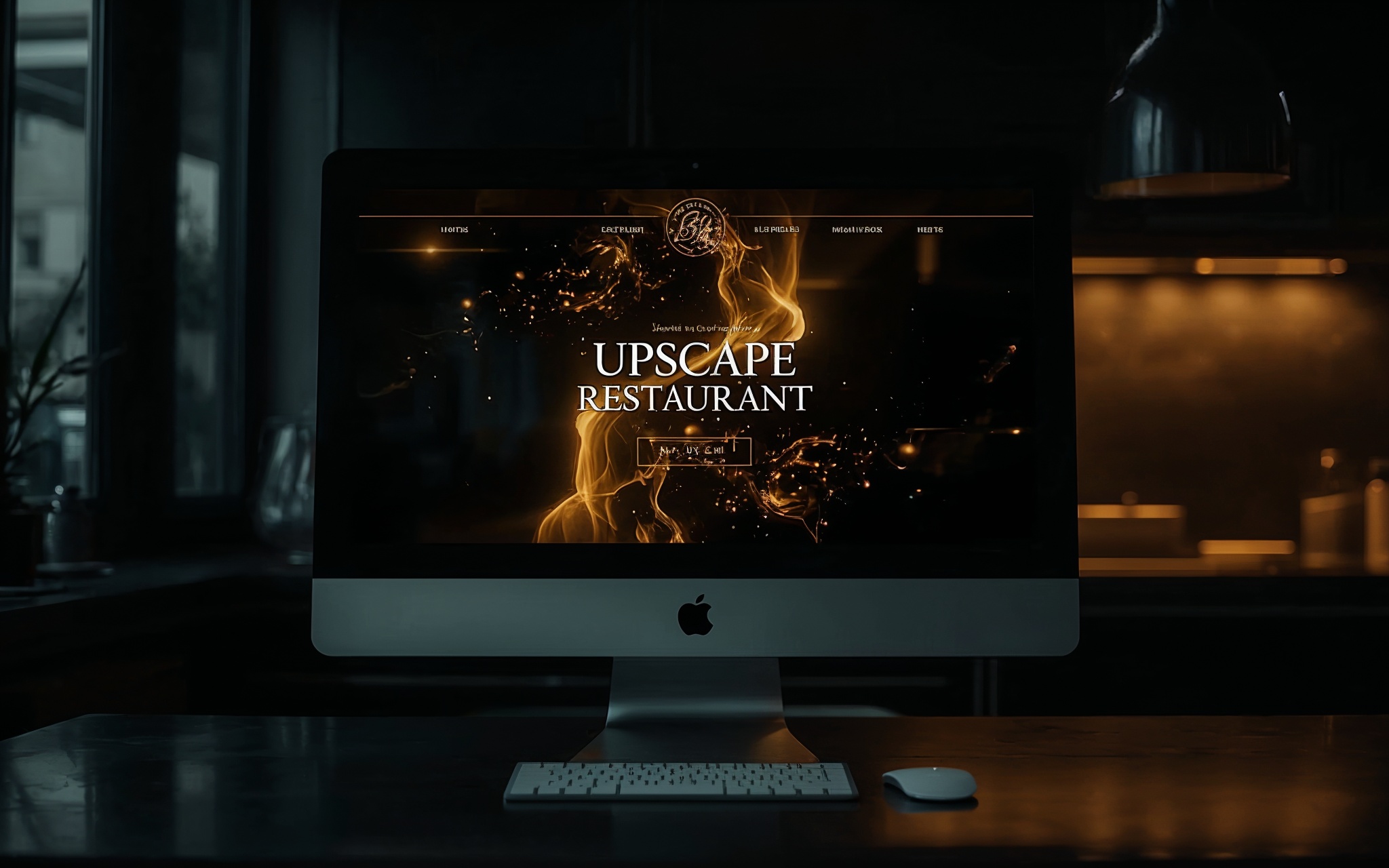 Velvet Table restaurant website preview