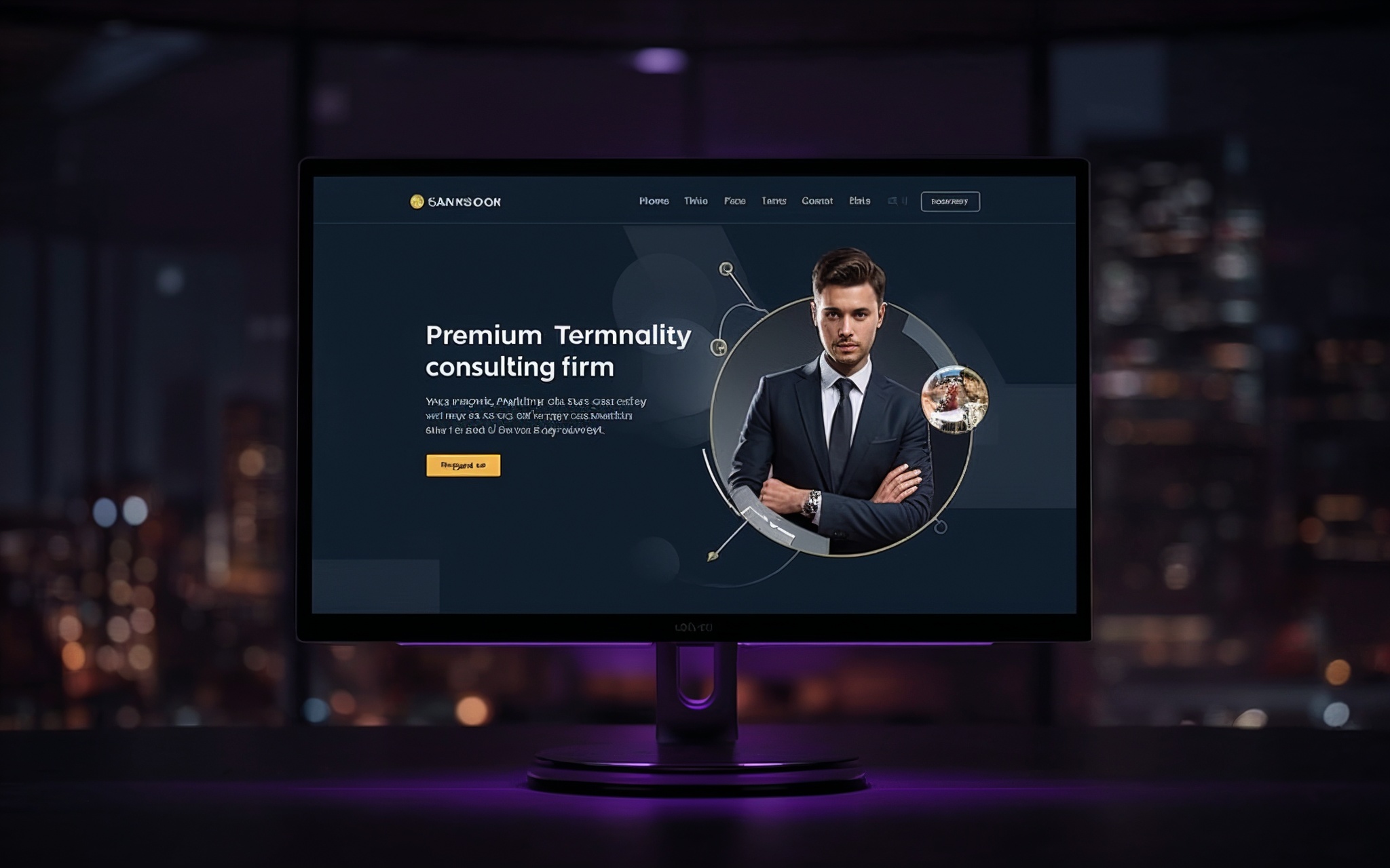 Aurum Advisory consulting website preview